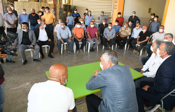Karalar Kozan’da muhtarlarla buluştu