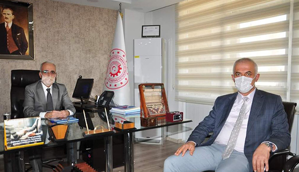 Esnaf Odaları Birliği'nden Özdoğan'a ziyaret