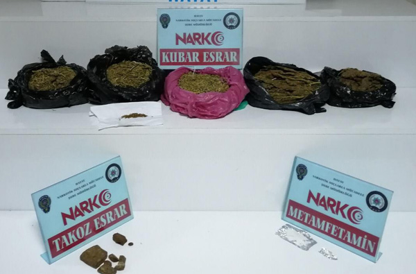 Hatay’da uyuşturucu operasyonu