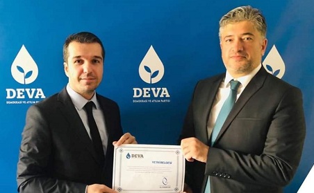 Acı’nın oğlu DEVA’ya ilçe başkanı oldu