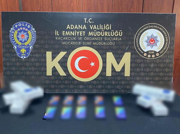 Adana’da kaçakçılık operasyonu