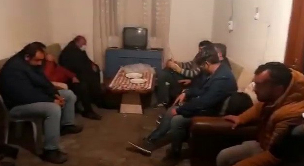 Kumarhaneye çevrilen eve şok baskın