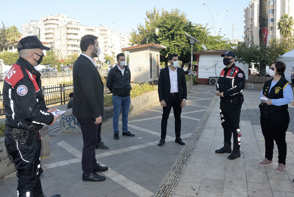 Adana polisinden KADES ve korona seferberliği
