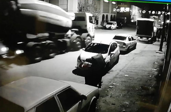 Kaza yaptığını polisten öğrendi