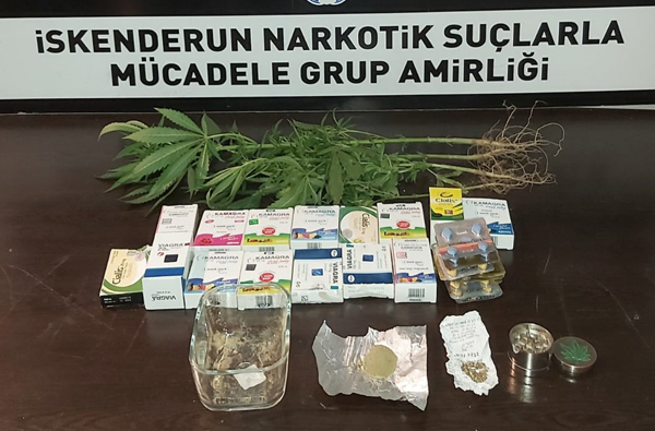 İskenderun’da uyuşturucu operasyonu