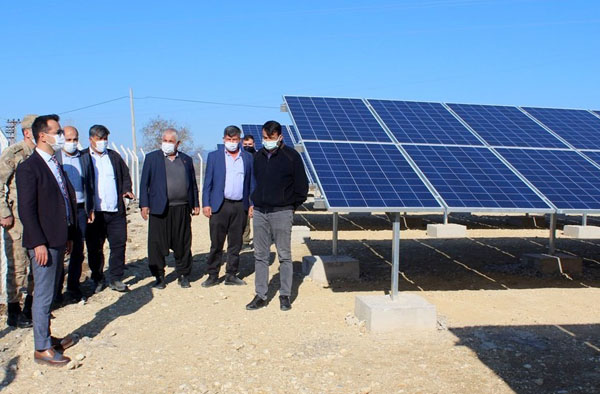 Düziçi'nde güneş enerji sistemi kuruluyor