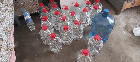 260 litre sahte içki ele geçirildi