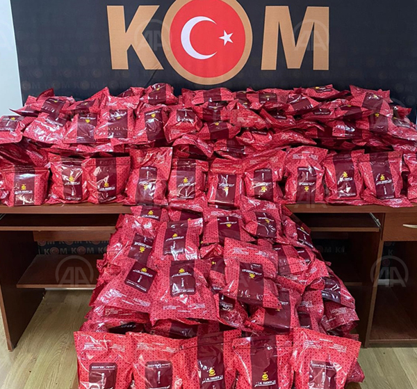 Hatay'da 360 kilogram kaçak nargile tütünü ele geçirildi