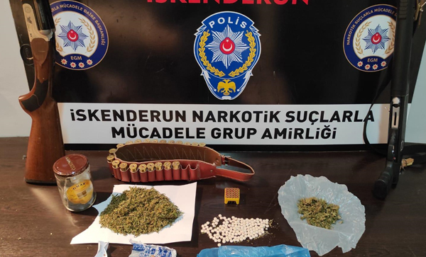 Hatay'da uyuşturucu operasyonları: 5 gözaltı