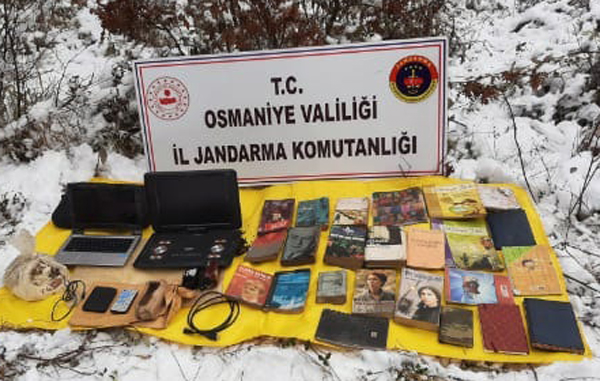 PKK'lı teröristlere ait patlayıcı malzemeleri bulundu