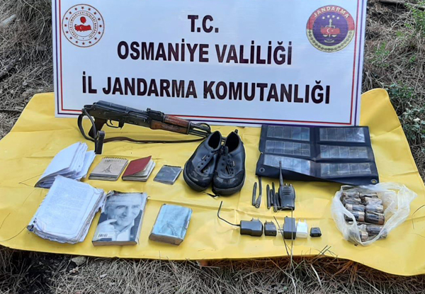 Sığınakta mühimmat ele geçirildi