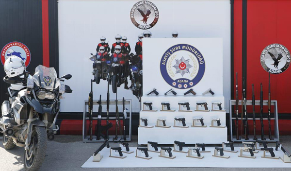 56 silah ele geçirildi