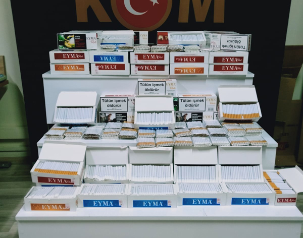 Mersin’de 47 bin 700 makaron ele geçirildi