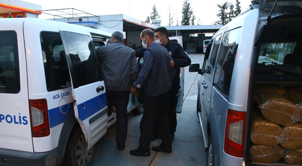 1 ton tütün ele geçirildi