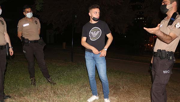 Kuru sıkı tabancayla ateş açınca yakalandı