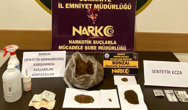 Uyuşturucu bulunan şüpheli gözaltına alındı