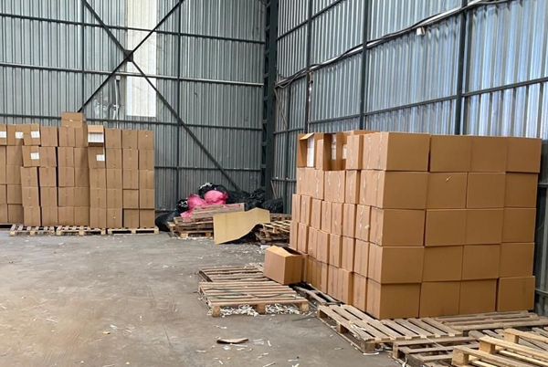 Gümrük kaçağı 12 milyon makaron ele geçirildi