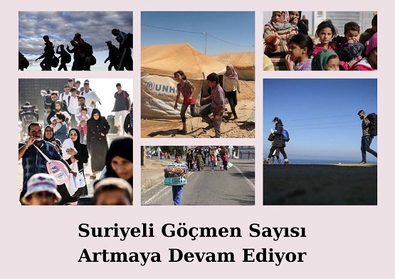 SURİYELİ GÖÇMEN SAYISI ARTIYOR