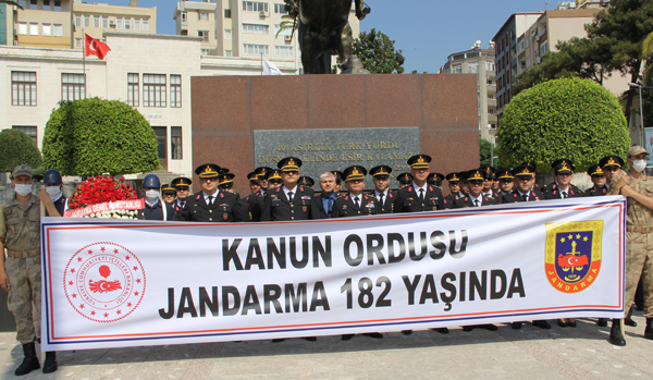 Jandarma Teşkilatının 182. kuruluş yıl dönümü kutlandı