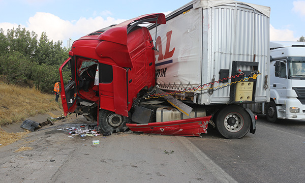 Trafik kazası: 1 yaralı