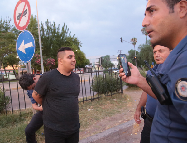 İki şüpheliden birinin çelik yelekli olduğu belirlendi