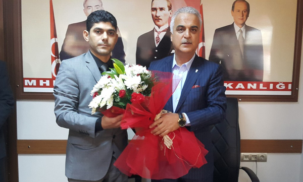Yusuf Baş'tan Bener ve Kızılelma'ya tebrik ziyareti