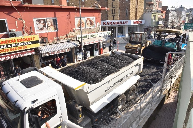 Kış ortasında sıcak asfalt
