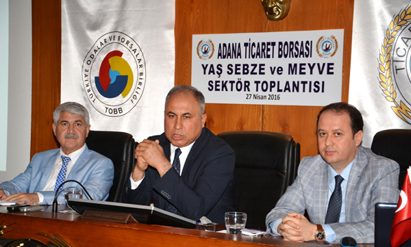Yaş Sebze ve Meyve Sektör Temsilcileri ATB’de Toplandı