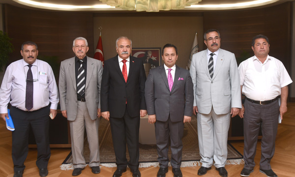 Başkan Uludağ’a AESOB Başkanı Sözütek’ten ziyaret