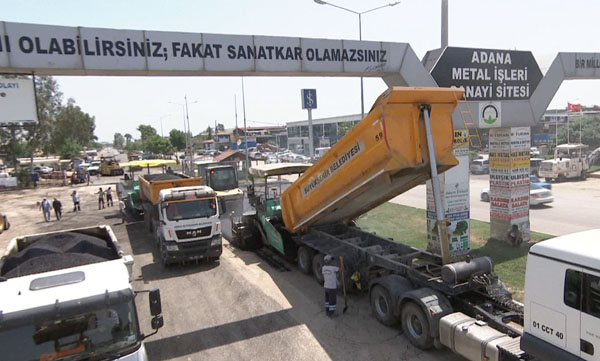 Metal Sanayi Sitesi’ne 50 bin ton asfalt