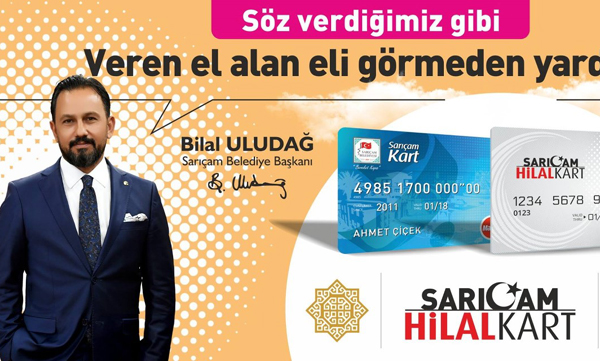 Sarıçam Kart ve Hilal Kart Projesi hayata geçirildi