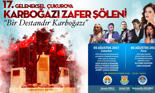 Karboğazı Zafer Şöleni’nde yıldızlar geçidi