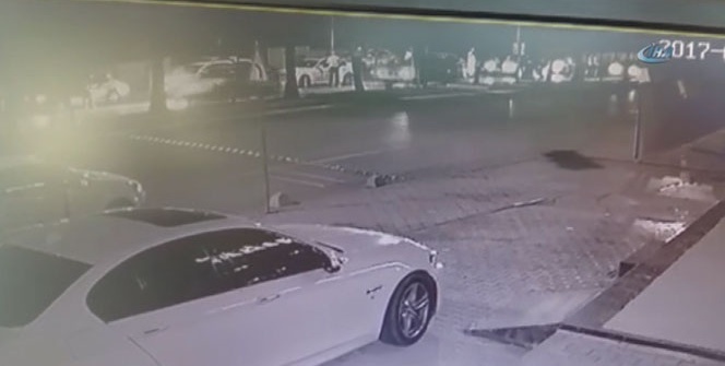 Uygulama yapan polise çarpıp kaçtı