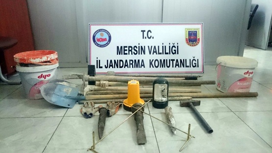 KAÇAK KAZI YAPANLAR YAKALANDI