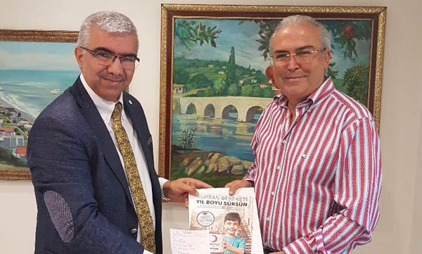 Kurban kampanyasına iş adamı Halil Avcı’dan destek