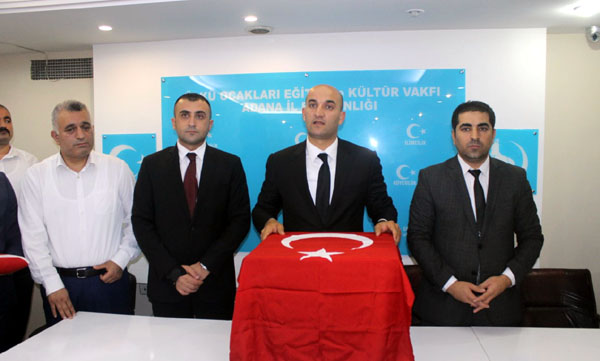 Adana Ülkü Ocakları'nda Bayrak Değişimi