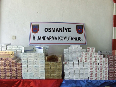 Yolcu çuvalında kaçak sigara