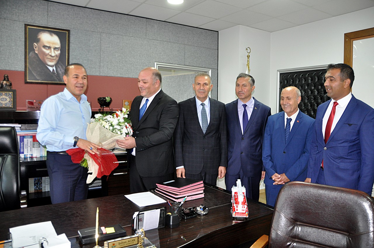 İtfaiye çalışanlarından Başkan Sözlü’ye ziyaret