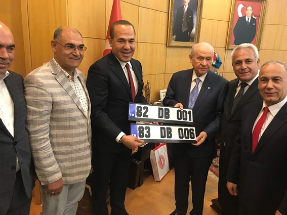Sözlü'den Bahçeli'ye Kerkük ve Musul plakaları
