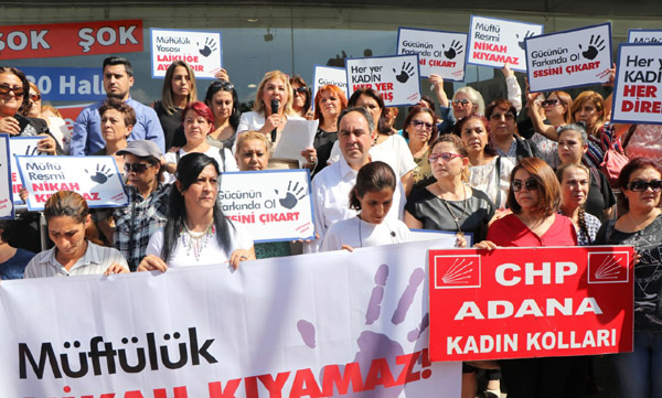 CHP Kadın Kolları'ndan müftülere nikah kıyma yetkisine tepki