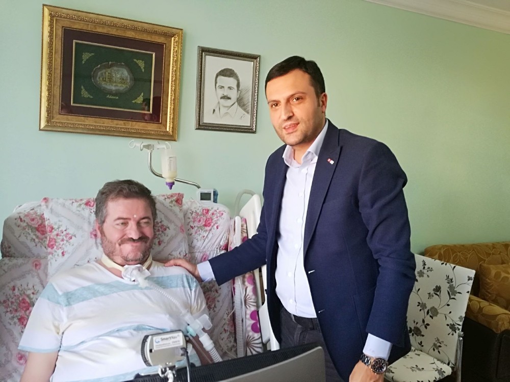 Başbakan’ın kardeşinden ALS hastası Yasin Asma’ya ziyaret