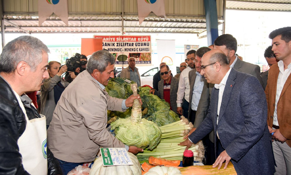 Organik tarım ürünleri pazarı açıldı