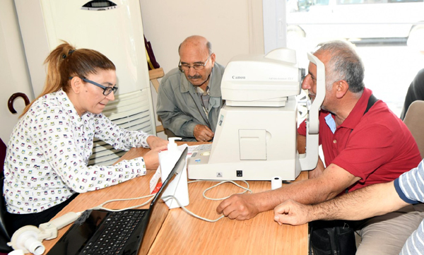 Emekliler sağlık taramasından geçirildi
