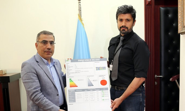 Yüreğir Belediyesi'ne Enerji Kimlik Belgesi