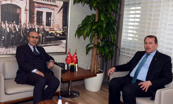 Harun Karacan, Vali Mahmut Demirtaş'ı Ziyaret Etti