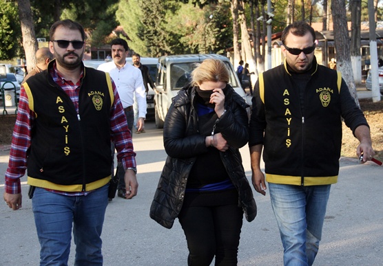 Eş katili kadın tutuklandı