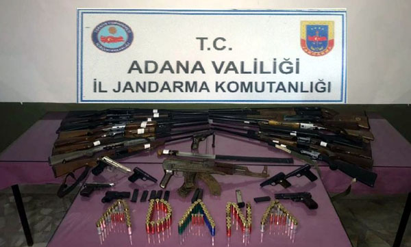 Adana'da silah kaçakçılığı operasyonu