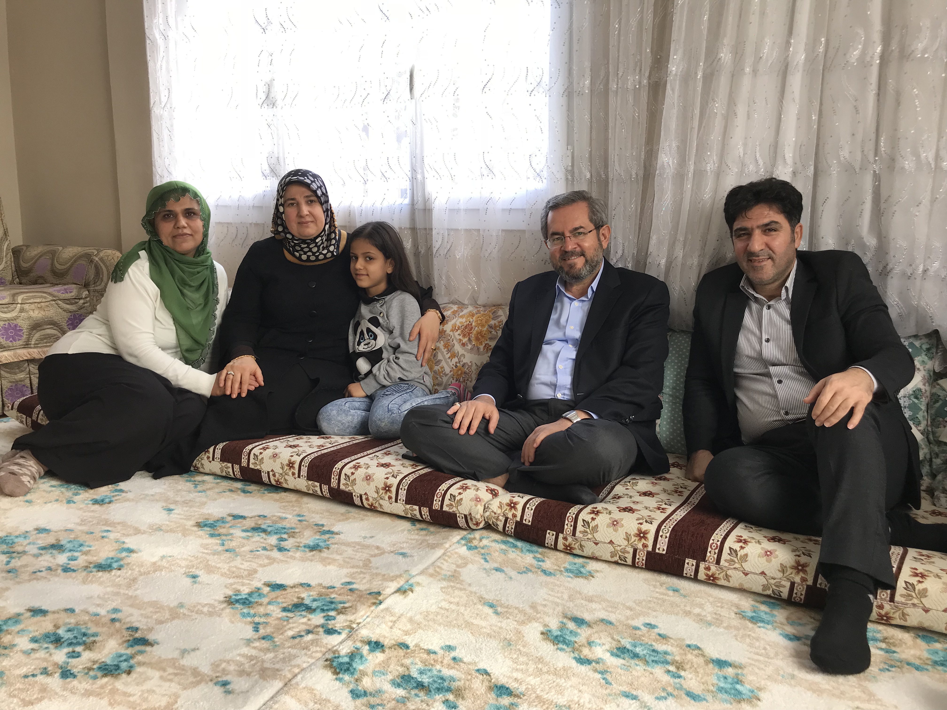 Ünüvar çiftinden anlamlı ziyaret