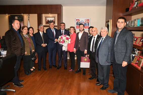 CHP il yönetiminden Başkan Çetin’e ziyaret