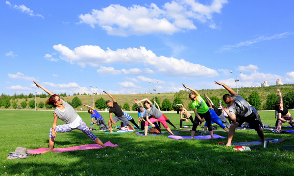 Adana’da yoga zamanı